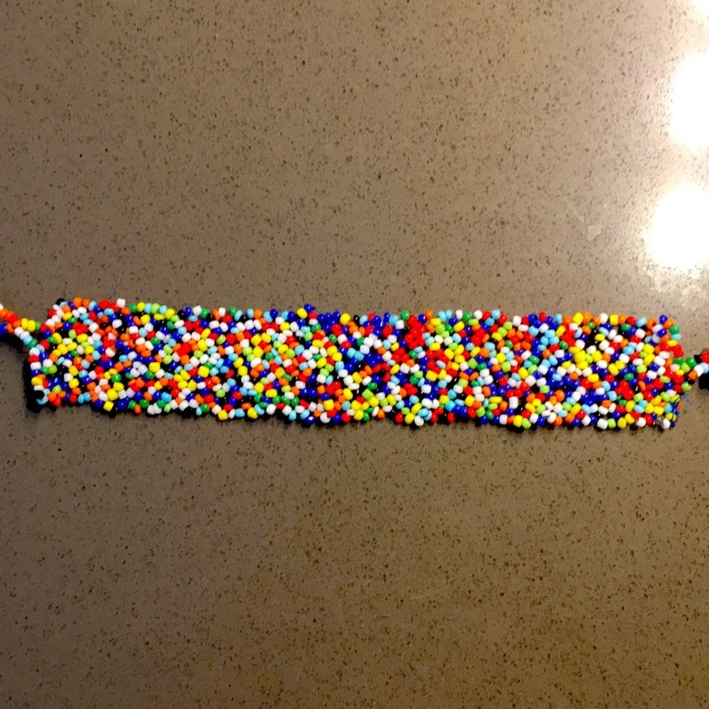 Vintage handmade South African beaded bracelet​